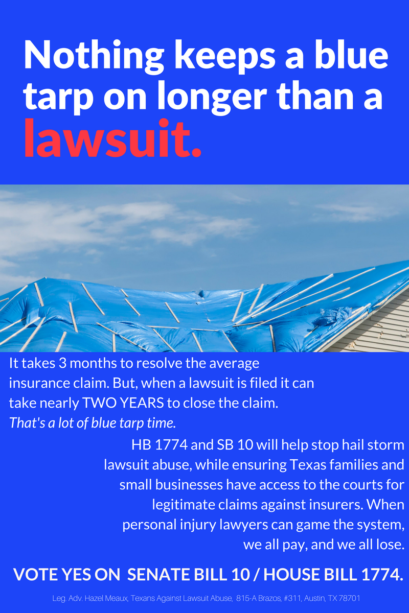 Nothing Keeps a Blue Tarp on Longer Than a Lawsuit